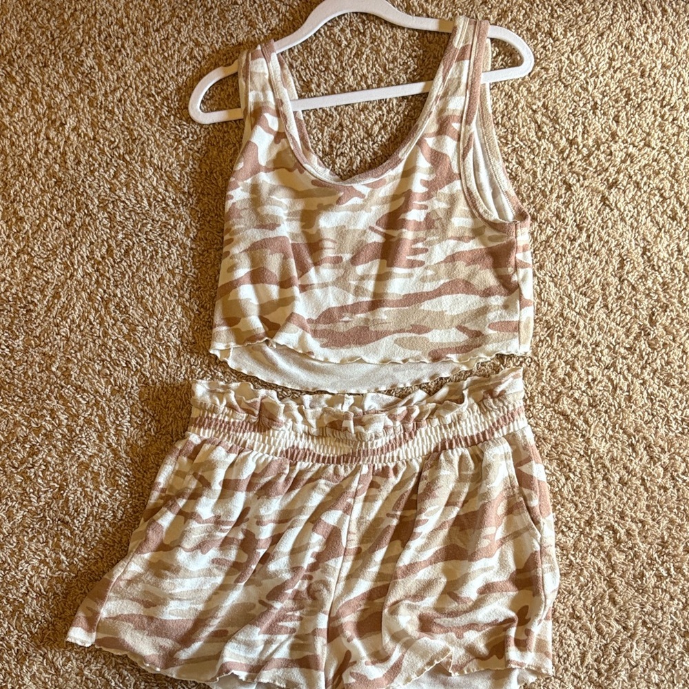 Colsie Two Piece Matching Camo Set